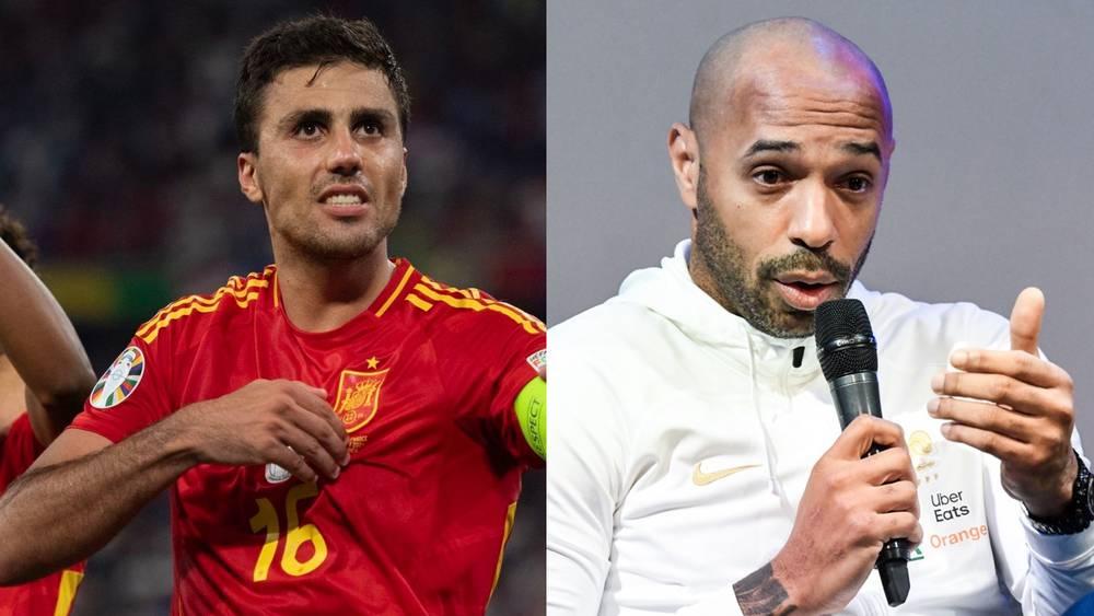 هنري: "أرى أن رودري هو الأحق بالفوز بالكرة الذهبية"