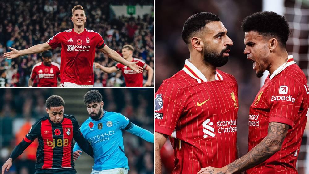 ليفربول ينقض على صدارة الدوري الإنجليزي ونوتنغهام يرتقي للمركز الثالث.. بورنموث يواصل "إطاحة الكبار"