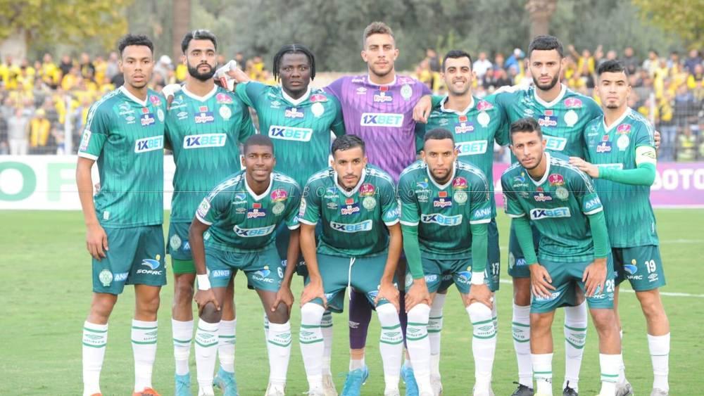 تشكيلة الرجاء أمام المغرب التطواني.. الزنيتي في حراسة المرمى وحضور أساسي لبنعمر وسوسي وبوغرين