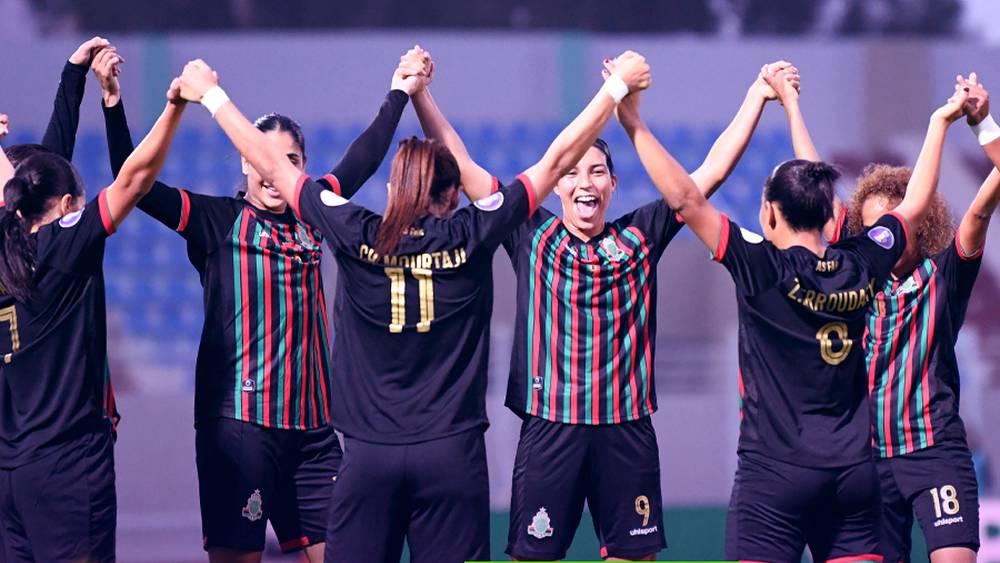 دوري أبطال أفريقيا للسيدات/ الجيش الملكي يتغلب على تي بي مازيمبي الكونغولي (3-1) ويعبر إلى نصف النهائي