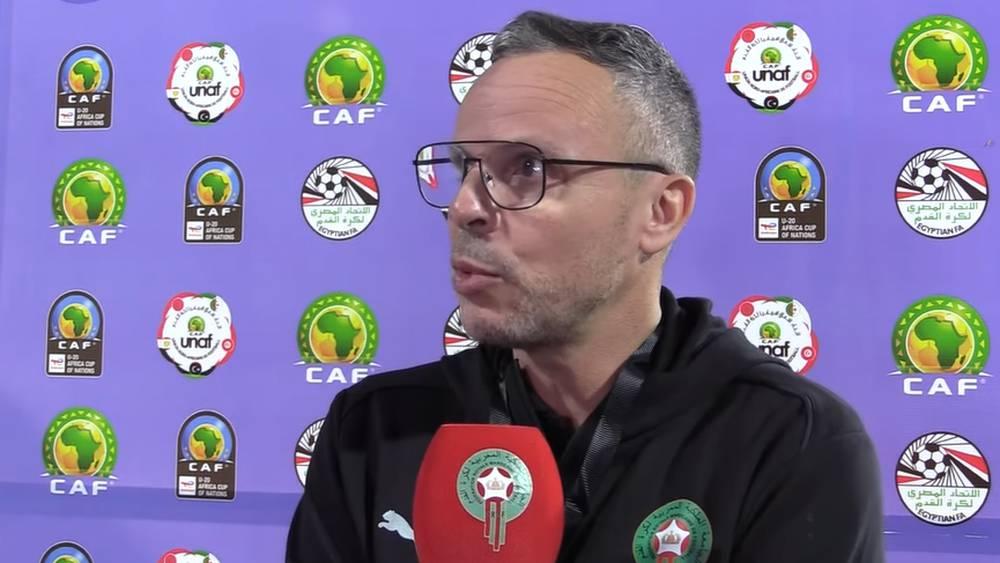 وهبي (مدرب المنتخب المغربي تحت 20 سنة): "ربما لم نقدم أفضل مباراة لنا ضد مصر لكننا حققنا الأهم"
