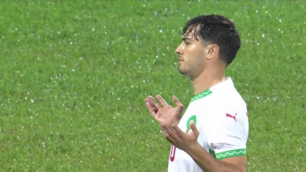 بثنائية دياز وهدف حركاس.. المنتخب المغربي يُنهي الشوط الأول من مباراته أمام الغابون مُتقدّماً بـ(3-1)