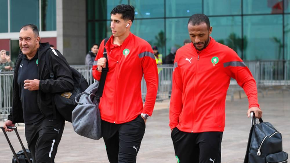 المنتخب المغربي يصل إلى مدينة وجدة تأهبا لمواجهة ليسوتو في تصفيات "الكان"
