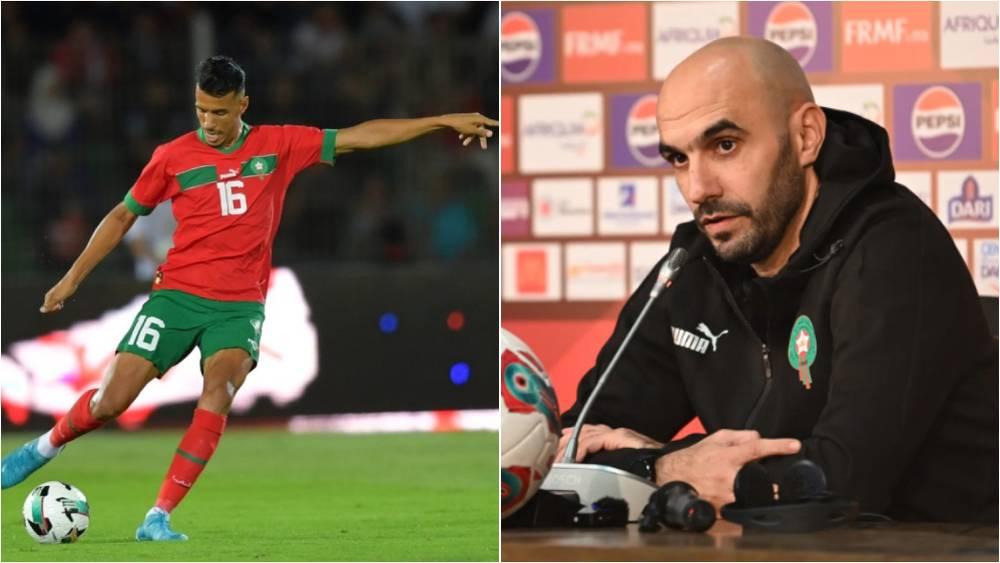 الركراكي: "حركاس قدم اعتذاره وعْجْبنِي الجمهور فاشْ صفْقُو وغْنَّاوْ عليه اليوم"