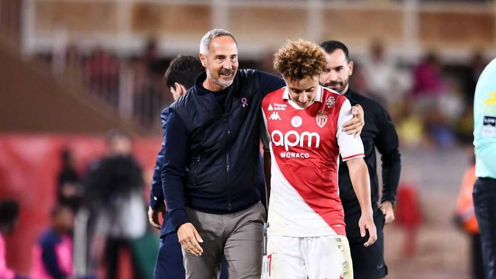 هوتر (مدرب موناكو): "بنصغير لديه 'بروفايل' نادر جدا وبإمكانه البصم على مسيرة كروية كبيرة"