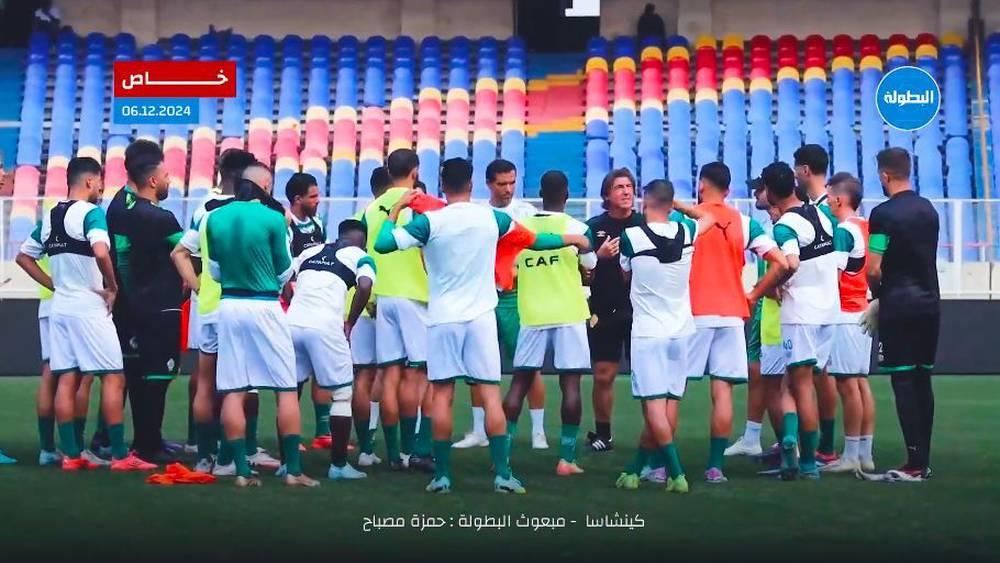 الرجاء يضع آخر اللمسات في "ملعب الشهداء" قبل مواجهة مانييما الكونغولي