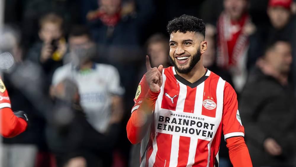 هدفان وتمريرتين حاسمتين.. الصيباري "ينفجر" في فوز إيندهوفن على تفينتي (6-1)