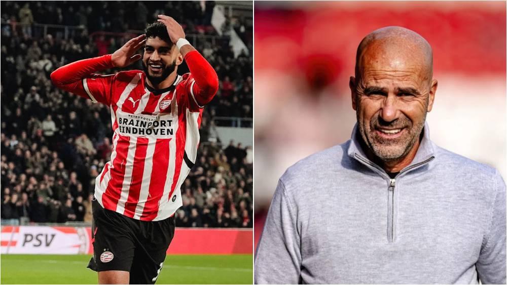 مدرب آيندهوفن: "الصيباري لاعب ماهر تقنيا والمستوى الذي وصل إليه في مباراة تفينتي كان عاليا بشكل لا يصدق"