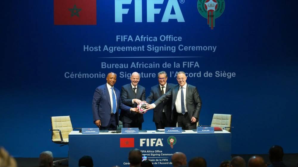 إنفانتينو: "فخور بالإعلان عن قرار 'الفيفا' بفتح مكتبه في المغرب.. نجاحات هذا البلد في المسابقات الدولية سمحت لتسليط الضوء على تقدم الكرة الأفريقية"