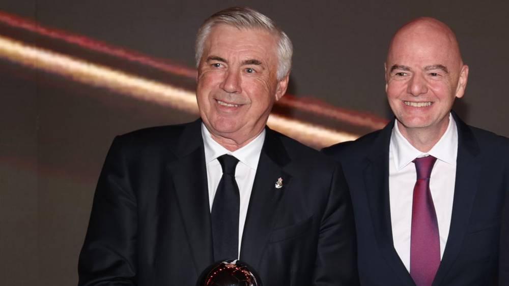 أنشيلوتي يتوج بجائزة أفضل مدرب في العالم لسنة 2024