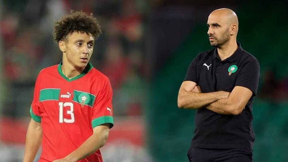 الركراكي: "بنصغير يعلم أننا نتوقع منه دائما الأفضل وقد فهم الرسالة"