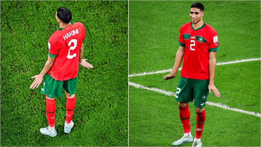 حكيمي: "قبل مباراة إسبانيا في المونديال قلت لراموس إذا سجلت هدفا سوف أهديه لك ورقصة 'البانينكا' كانت من أجله"