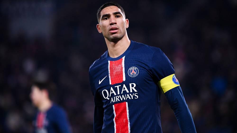 إنريكي يقرر إراحة حكيمي في مباراة باريس سان جيرمان ضد إسبالي ضمن كأس فرنسا