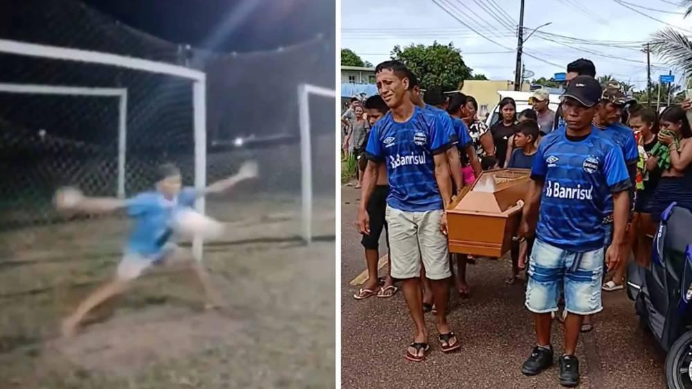 وفاة حارس مرمى في البرازيل عمره 16 سنة بعد تصديه لركلة جزاء بصدره!