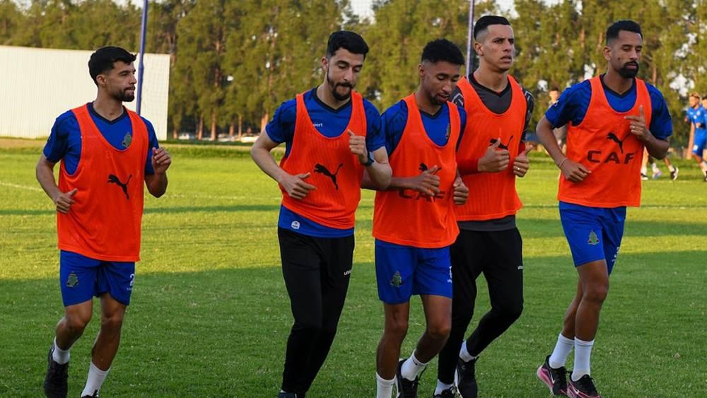 الجيش الملكي يختتم استعداداته لمواجهة سان داونز بخوض آخر حصة تدريبية