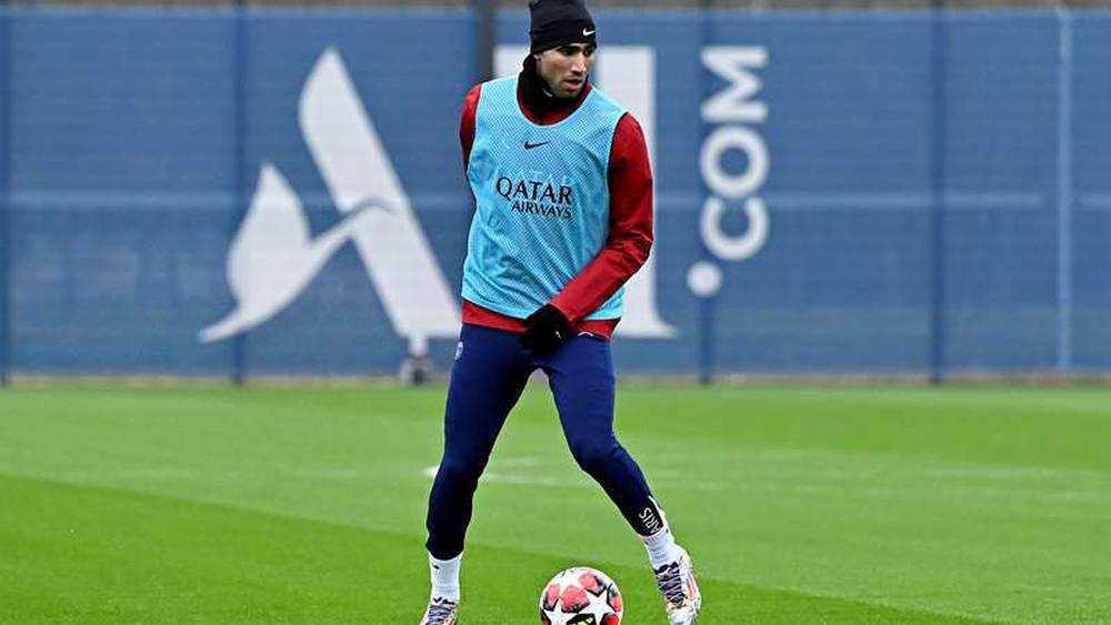 بعد غيابه عن آخر مبارتين.. حكيمي يعود لتداريب باريس سان جيرمان قبل قمة مانشستر سيتي في دوري الأبطال