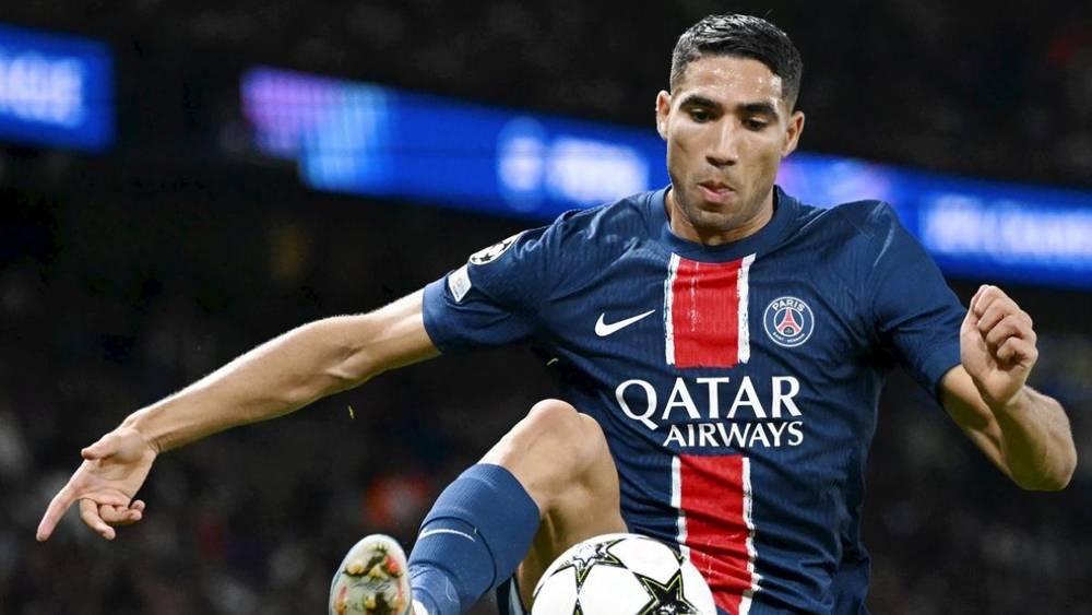 بعد غيابه عن مواجهتي إسبالي ولانس.. حكيمي حاضر في قائمة باريس سان جيرمان لمباراة مانشستر سيتي بدوري الأبطال