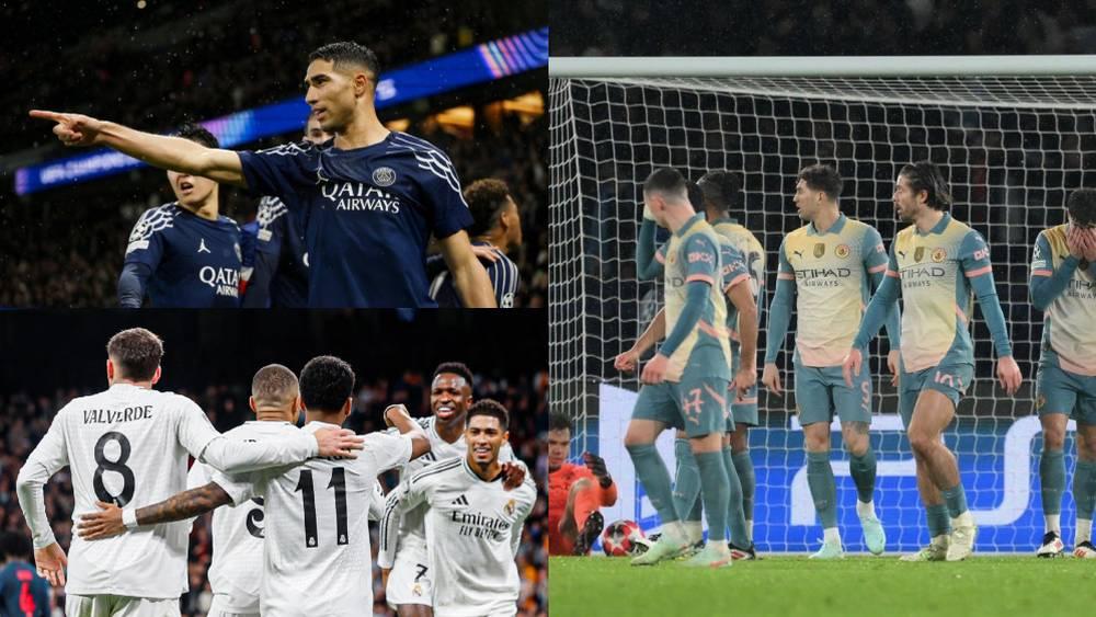 مانشستر سيتي "خارج" دوري الأبطال لحد الآن.. ريال مدريد يرتقي للمركز 16 وسان جيرمان يحيي آماله