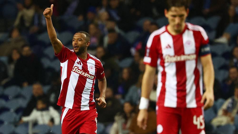 بعد تسجيله في شباك بورتو.. الكعبي يصبح الهداف التاريخي لأولمبياكوس اليوناني في المسابقات الأوروبية برصيد 21 هدفا