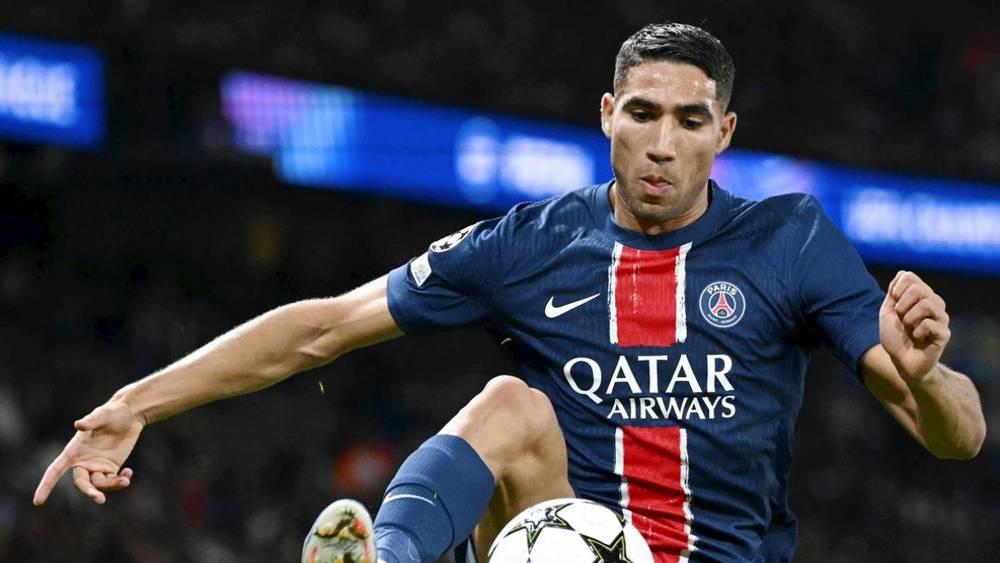 بعد إراحته في مواجهتي إسبالي ولانس ومشاركته ضد السيتي.. حكيمي يغيب من جديد عن قائمة باريس سان جيرمان لمباراة ريمس