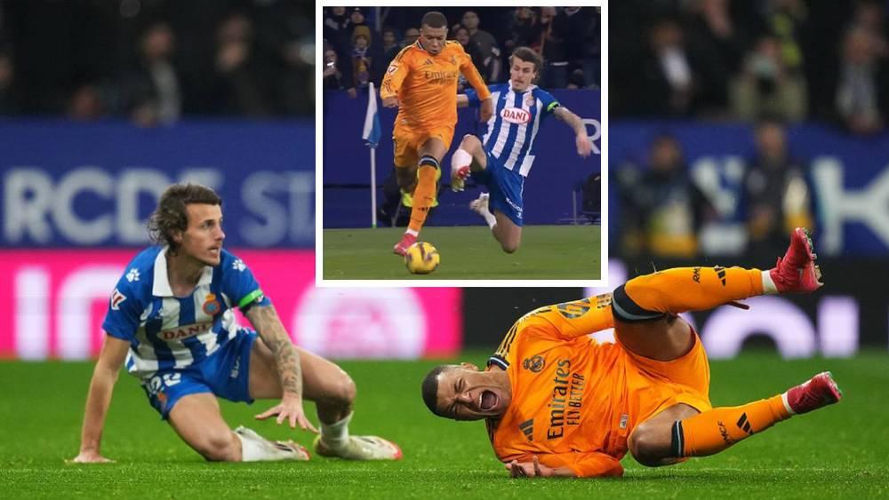 لاعب إسبانيول: "تدخلي على مبابي كان قاسياً.. حاولت إيقافه بأفضل طريقة ممكنة"