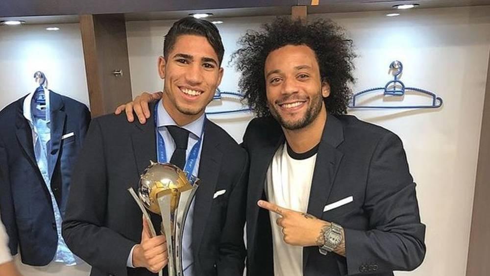 حكيمي يودع زميله البرازيلي مارسيلو بعد اعتزاله برسالة "مؤثرة"