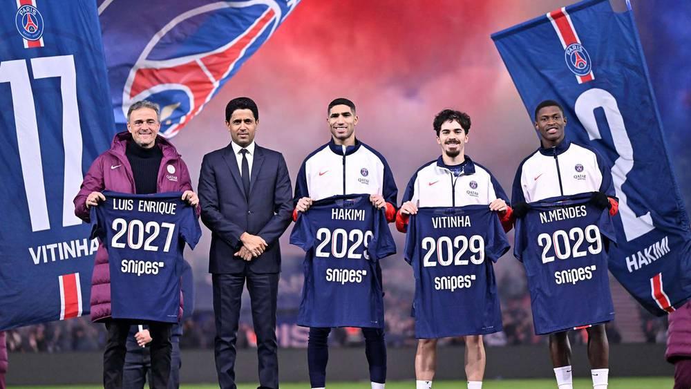 حكيمي: "سعيد بمواصلة مساري مع سان جيرمان.. إنه لشرفٌ تمثيل هذا النادي الكبير والمساهمة في تاريخه"