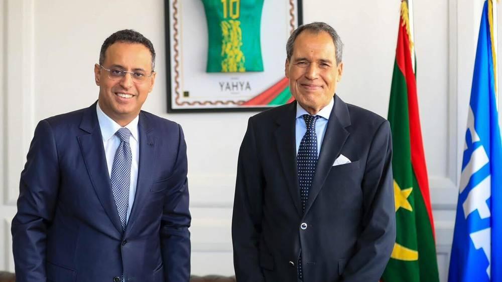رئيس الاتحاد الموريتاني يستقبل سفير المغرب في بلده للحديث عن التعاون في مجال كرة القدم والعلاقات بين البلدين