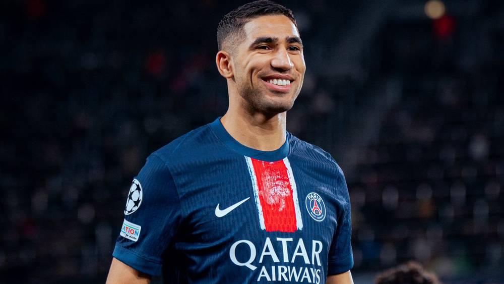 حكيمي بعد سباعية سان جيرمان في مرمى بريست: "أراكم في دور الـ16 من دوري الأبطال"