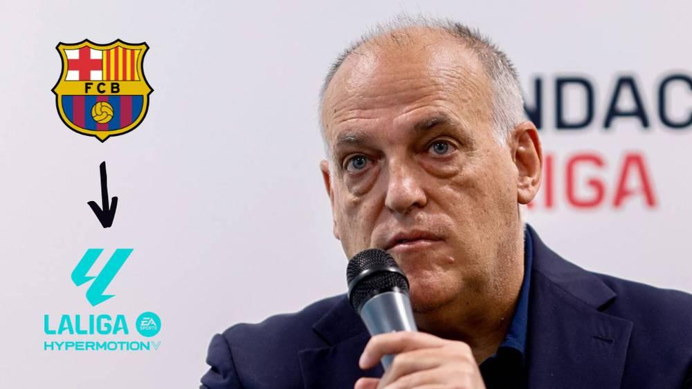 تيباس (رئيس الليغا): "لو لم تسقط قضية نيغريرا بالتقادم لكان برشلونة الآن في الدرجة الثانية!"