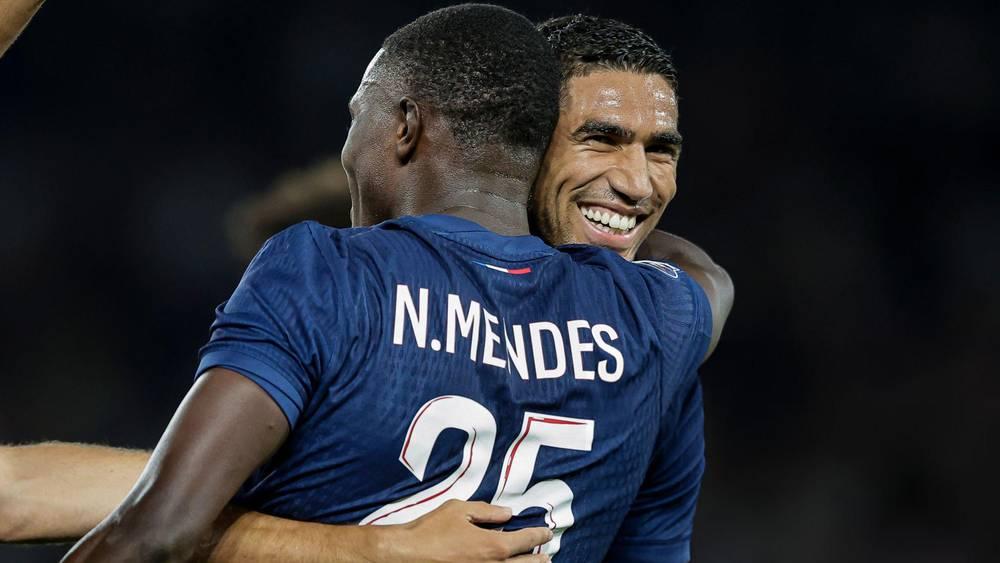 نونو مينديز: "حكيمي جلب لنا الفوز أمام أولمبيك ليون وأتمنى أن يواصل إحراز المزيد من الأهداف"