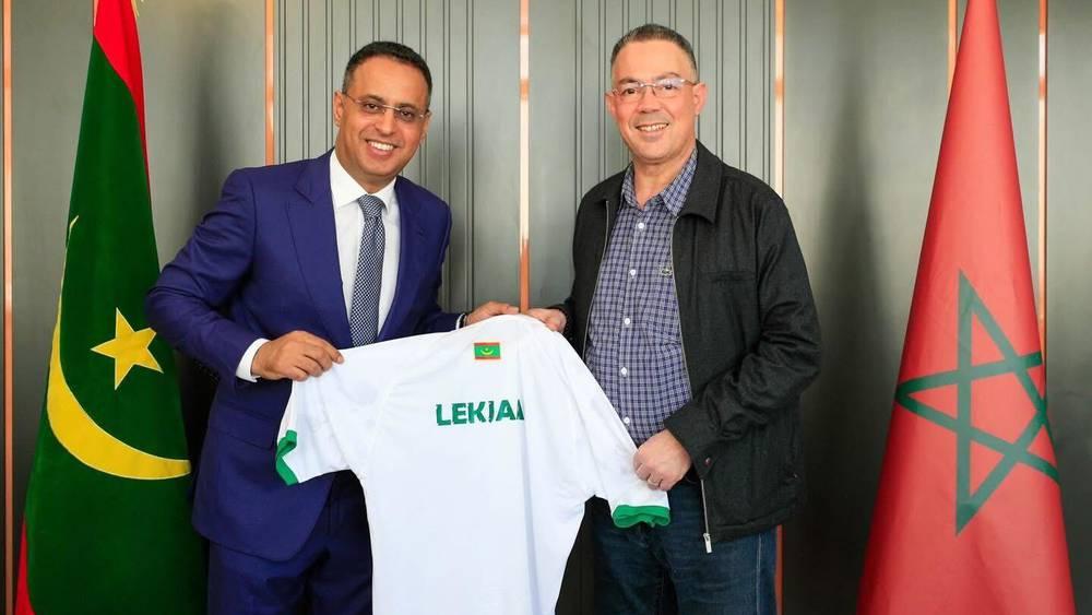 لقجع يقوم بزيارة لموريتانيا من أجل حضور انطلاق أكاديمية الفيفا للمواهب وبدء توسعة ملعب "شيخا بيديا"