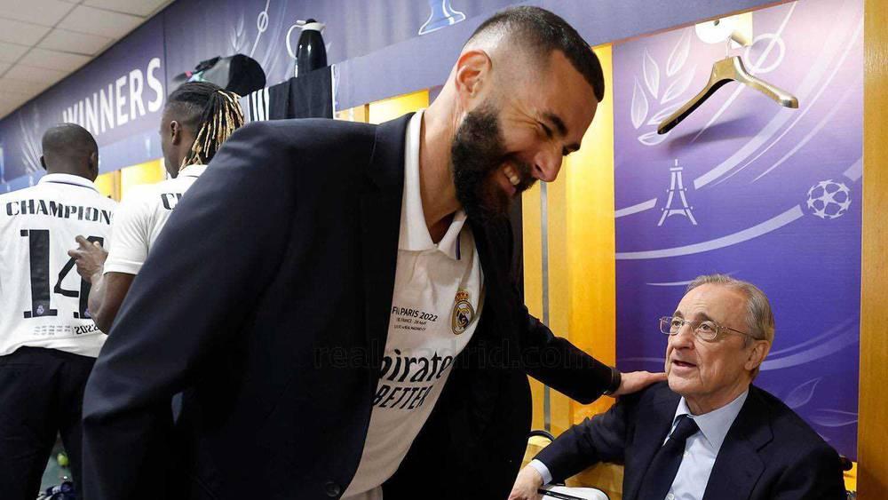 بنزيما: "أريد أن أكون قريبا من فلورنتينو بيريز عند اعتزالي"