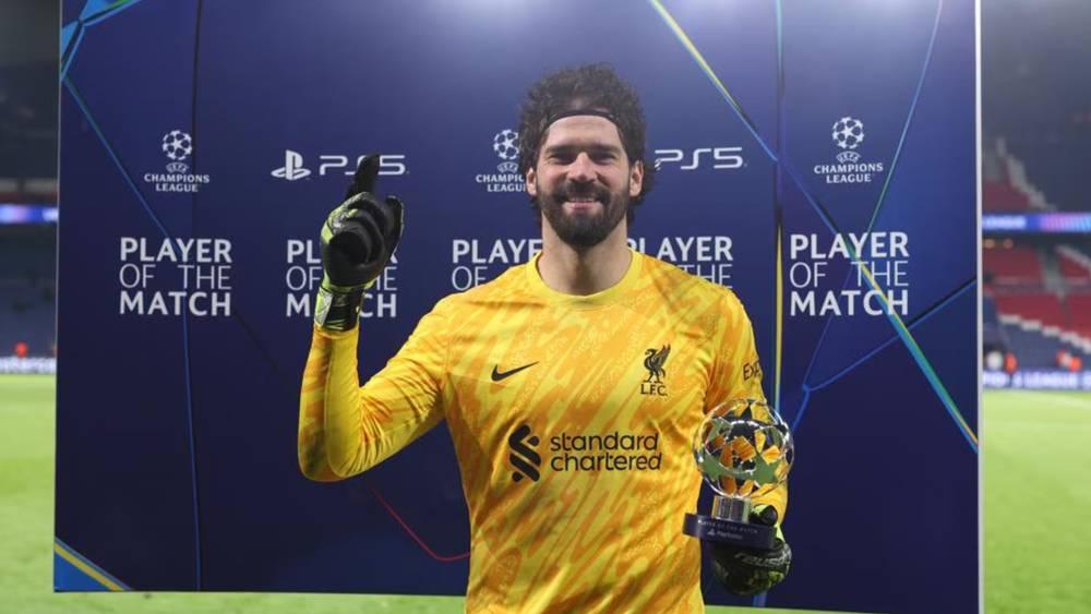 أليسون بعد تألقه ضد باريس سان جيرمان: "رُبما هذا أفضل مستوى أقدمه في حياتي"