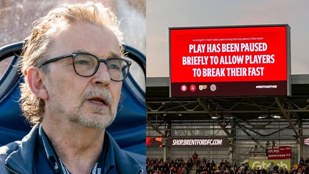 معلق هولندي "يستهزئ" من توقف مباراة برينتفورد ضد أستون فيلا للسماح للاعبين بكسر صيامهم!