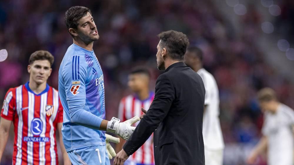 كورتوا ردًّا على سيميوني: "سئمت من عقليتهم ولعب دور الضحية.. دائما يبكون"