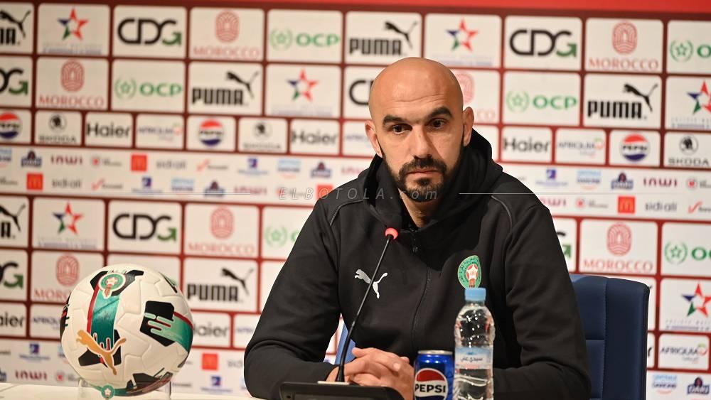 الركراكي: "الباب مفتوح أمام العيناوي لكن الرغبة في اللعب للمنتخب يجب أن تأتي من طرفه ولم يسبق لي أن تواصلت مع عيسى ديوب"