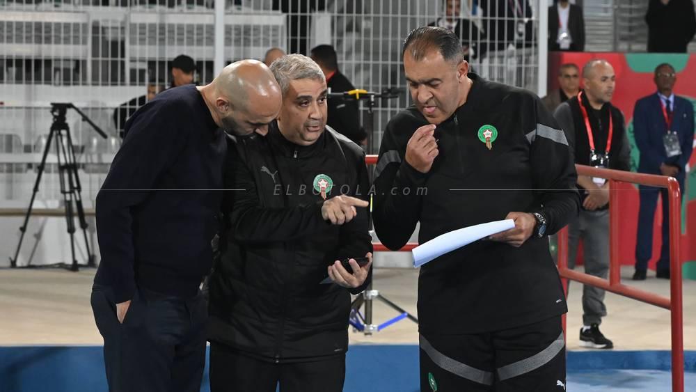 الركراكي: "الحالة الصحية للطالبي تتحسن وسيكون حاضراً مع المجموعة أمام تنزانيا إذا سارت الأمور بشكل طبيعي"