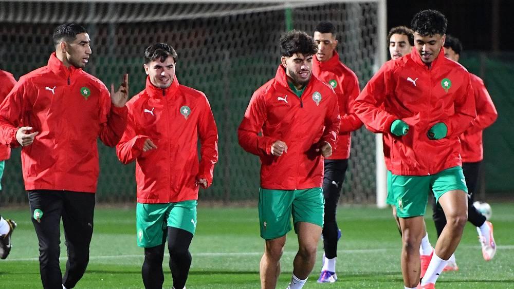 المنتخب المغربي يختتم استعداداته بإجراء آخر حصة تدريبية تأهبا لمواجهة تنزانيا