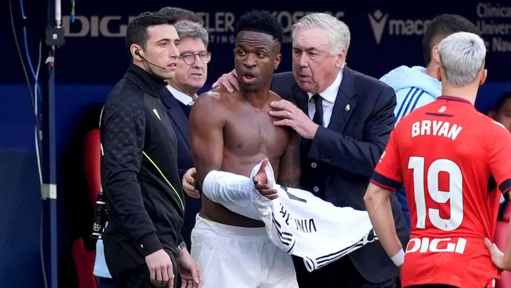 عقوبة مالية (2000 يورو) والمنع من دخول الملاعب لمدة 4 أشهر لمشجع رفع لافتة مسيئة ضد فينيسيوس