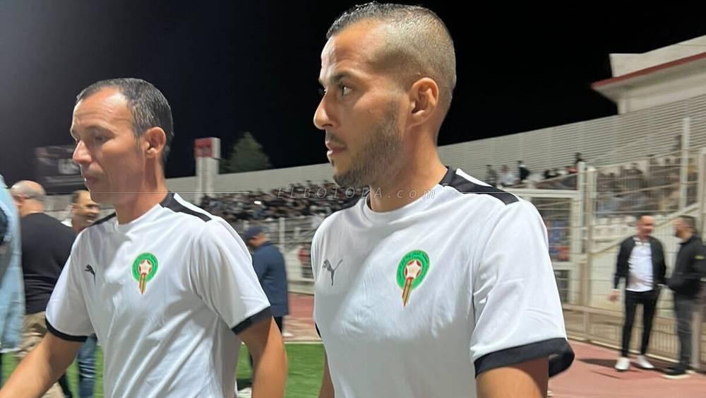 الحكم نوفل نشيط يقود مباراة الرجاء الرياضي ورجاء بني ملال في سدس عشر كأس العرش