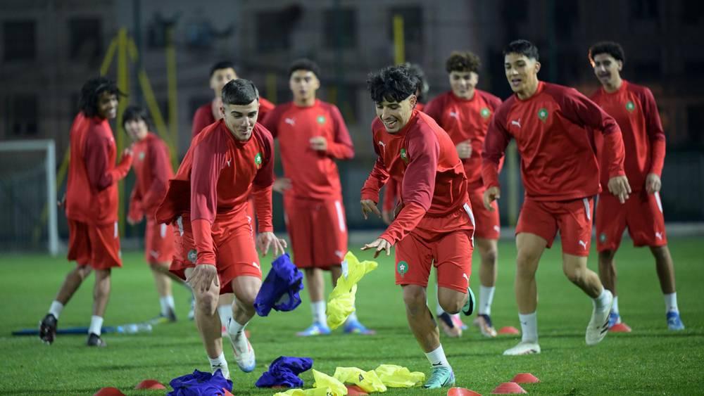 المنتخب المغربي لأقل من 17 سنة يختتم استعداداته لملاقاة أوغندا في افتتاح كأس أفريقيا