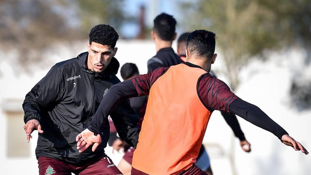 الجيش الملكي يجري مساء اليوم في السادسة حصته التدريبية الأخيرة قبل منازلة بيراميدز المصري