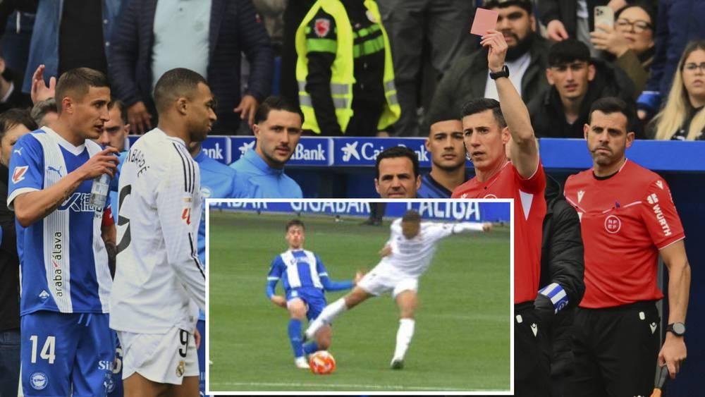 مبابي ينال البطاقة الحمراء الرابعة في مسيرته.. كيليان سبق وأن أوقف 8 مباريات بسبب الطرد!