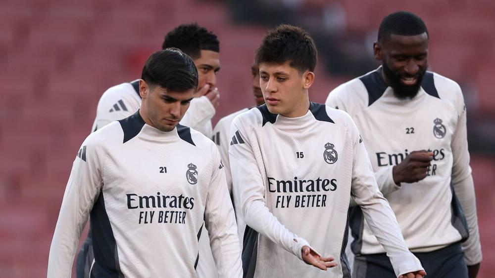 تشكيلة ريال مدريد ضد أرسنال.. ألابا في مركز الظهير الأيسر وبراهيم دياز احتياطي