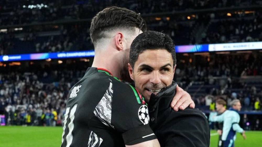 أرتيتا: "الفوز على الريال من أفضل ليالي مسيرتي وأنشيلوتي تمنى لنا الفوز بدوري الأبطال"