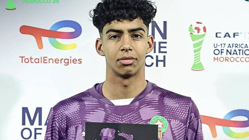 شعيب بلعروش يتوج بجائزة رجل المباراة بعد تألقه أمام مالي في نهائي "كان الفتيان"