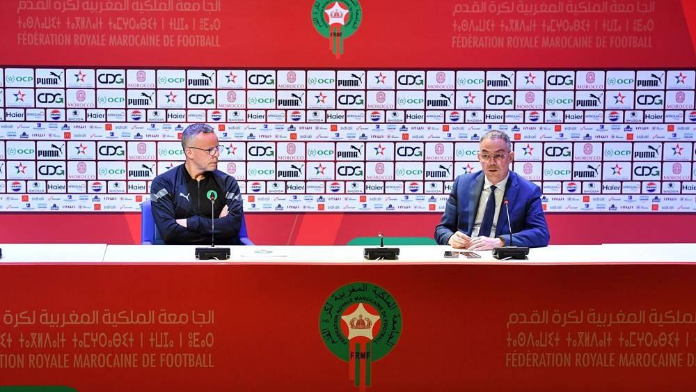 فوزي لقجع يُحفّز لاعبي المنتخب المغربي تحت 20 سنة قبل المشاركة في كأس أفريقيا "مصر 2025"
