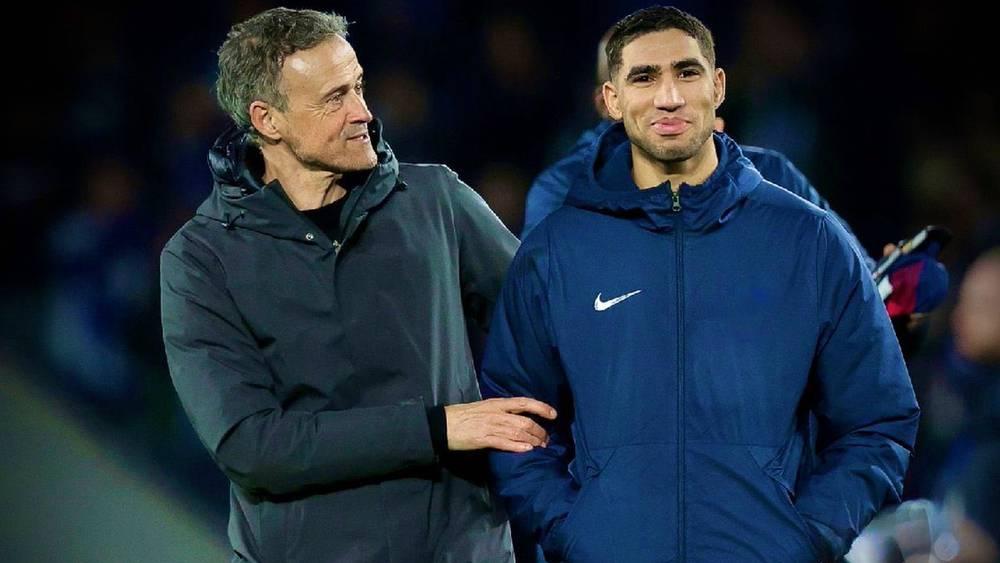 إنريكي يقرر إراحة أشرف حكيمي في مواجهة نانت تأهبا لمباراة أرسنال في دوري أبطال أوروبا