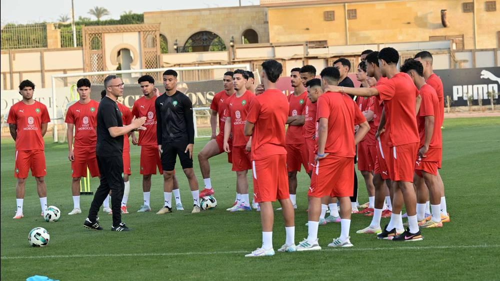 المنتخب المغربي لأقل 20 سنة يبدأ التحضيرات في القاهرة استعدادًا لمواجهة كينيا في كأس أفريقيا